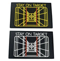 Stay on Target Airsoft Paintball PVC Morale Fan Patch