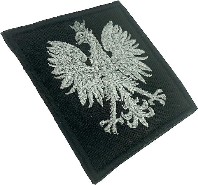 Poland Polish Polska Subdued Eagle Crest Flag Embroidered Airsoft Paintball Cosplay Patch