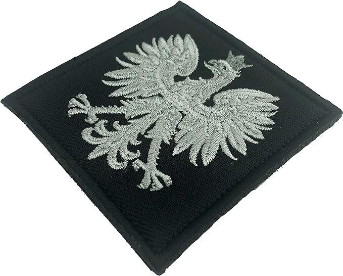 Poland Polish Polska Subdued Eagle Crest Flag Embroidered Airsoft Paintball Cosplay Patch