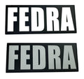 FEDRA Tactical Airsoft Paintball PVC Morale Fan Patch