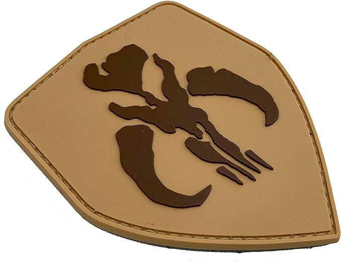 Bounty Hunter Boba Fett Bantha Skull Cosplay Airsoft PVC Fan Morale Patch