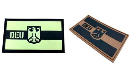 German Germany DEU Coat of Arms Flag Tactical Airsoft Paintball PVC Morale Patch