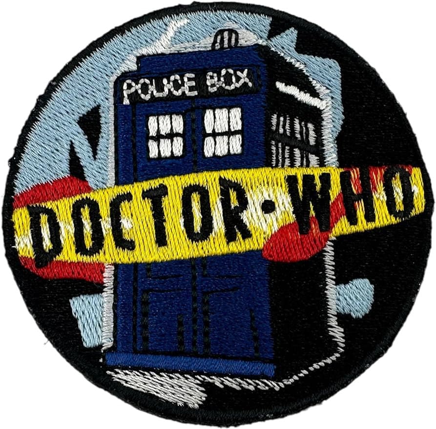 Dr Who Multicoloured Embroidered Cosplay Kids Fancy Dress Patch