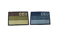 Deutschland German Germany DEU Subdued Flag Tactical Airsoft Paintball PVC Morale Patch