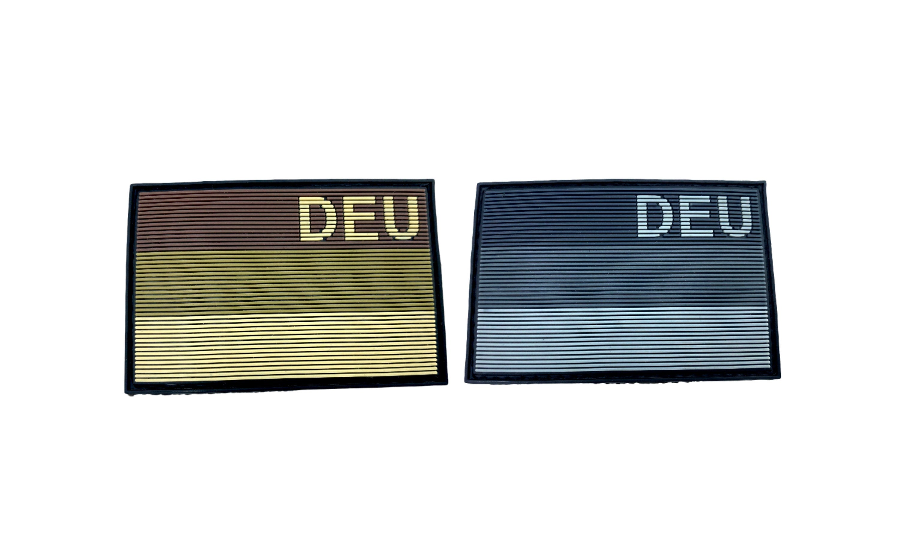 Deutschland German Germany DEU Subdued Flag Tactical Airsoft Paintball PVC Morale Patch