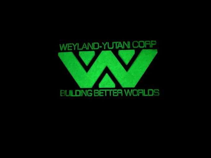 Weyland Yutani Building Better Worlds Airsoft PVC Morale Cosplay Sci-Fi Patch