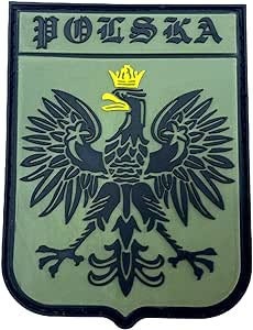 Poland Polish Polska Crest Flag Tactical PVC Airsoft Paintball Cosplay Team Patch