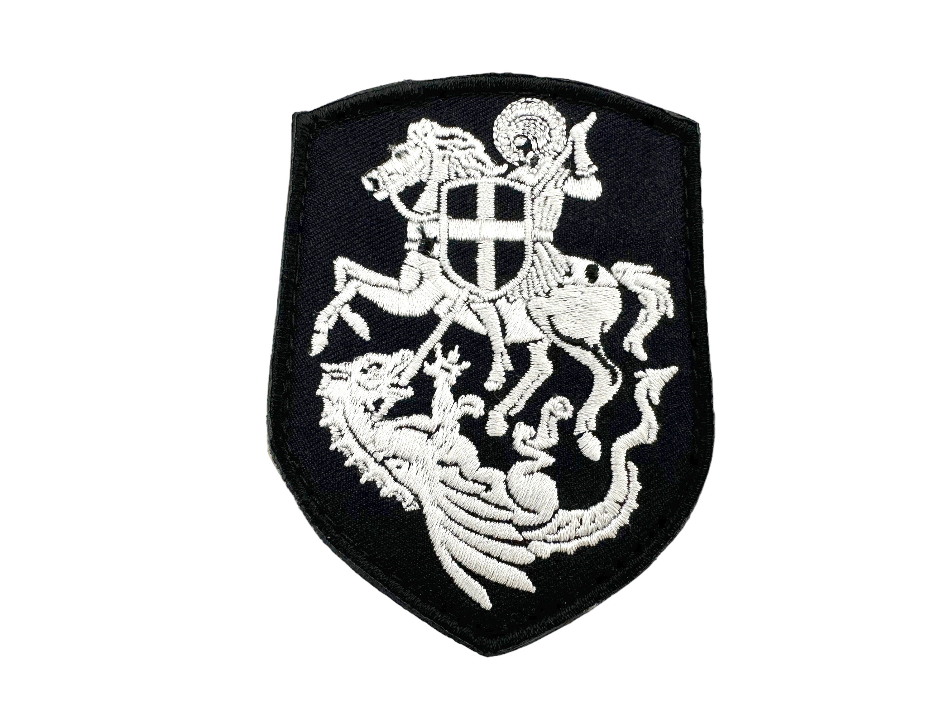 Knights Templar St George & Dragon Crusader Tactical Embroidered Airsoft Morale Patch