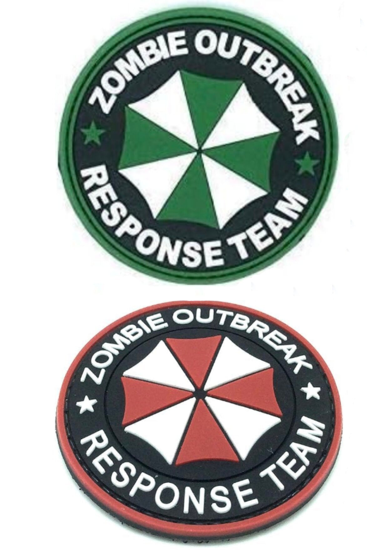 Zombie Outbreak Response Team Umbrella Emblem PVC Tactical Airsoft Paintball Patch