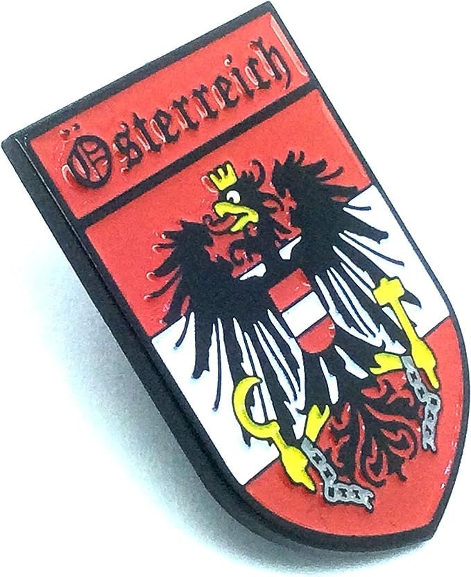 Austria Coat Of Arms Österreich Crest Flag Metal Pin Badge Brooch