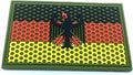 German Germany Deutsch Deutschland Mesh Crest Flag Airsoft Paintball PVC Morale Team Patch