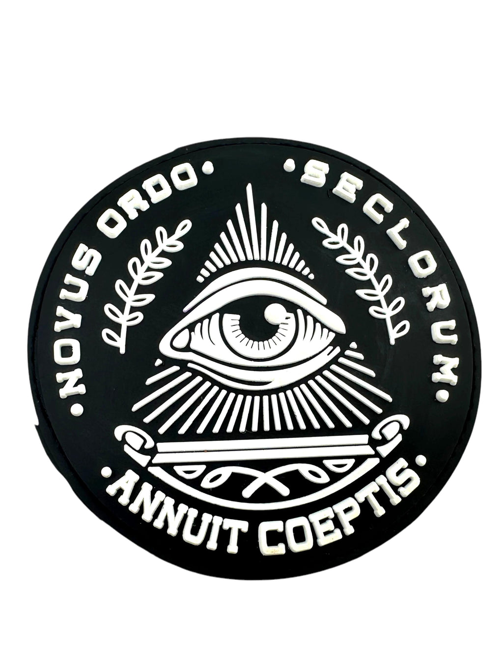 Illuminati Eye of Providence Annuit Coeptis Airsoft Paintball PVC Morale Patch