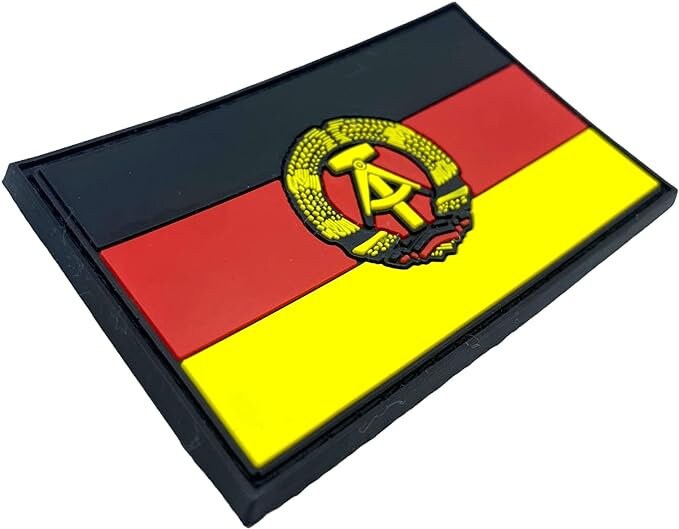 East Germany DDR Flag Airsoft Paintball PVC Morale Patch