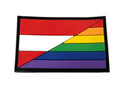 Österreich Austria Transisition Gay Pride Rainbow LGBTQ Flag PVC Airsoft Paintball Patch