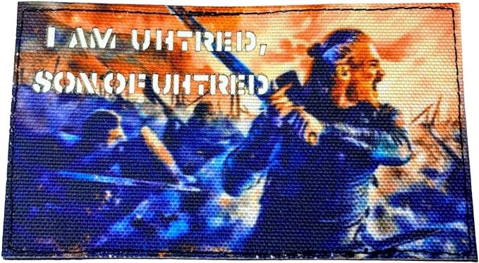 I am Uhtred, Son of Uhtred Last Kingdom Glow in the Dark Airsoft Cosplay Fan Patch