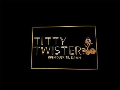 Titty Twister Open from Dusk Til Dawn Glow in the Dark Neon Airsoft PVC Morale Cosplay Patch