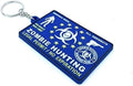 Zombie Hunting Eu Legal Permit All Residents PVC Keychain Keyring