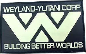 Weyland Yutani Building Better Worlds Airsoft PVC Morale Cosplay Sci-Fi Patch