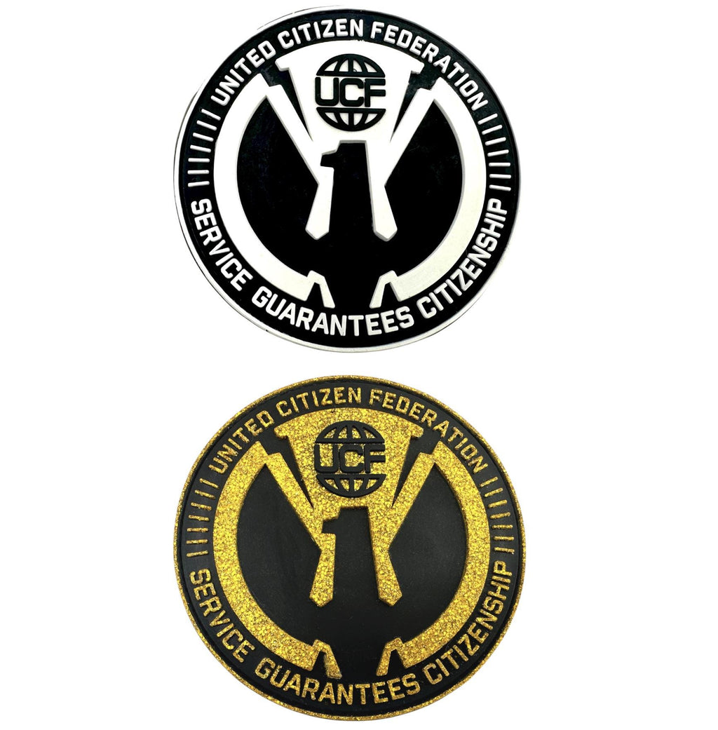 United Citizen Federation Starship Troopers Airsoft PVC Morale Cosplay Patch