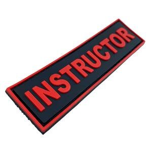 Instructor Tactical Airsoft Paintball PVC Morale Cosplay Patch