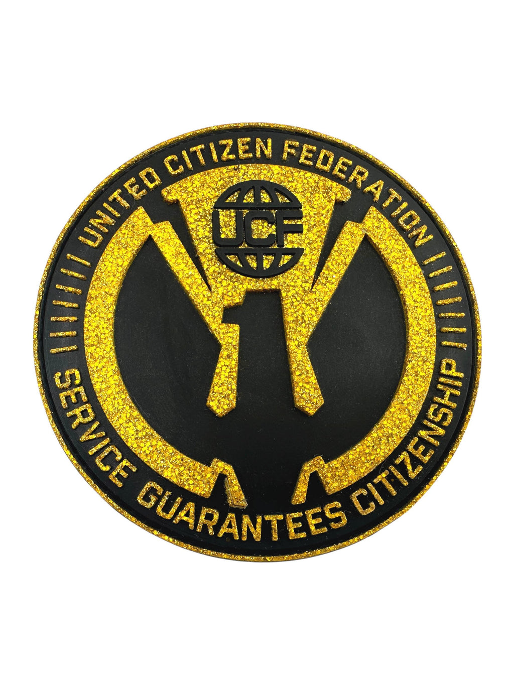 United Citizen Federation Starship Troopers Airsoft PVC Morale Cosplay Patch