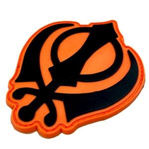 Sikh Sikhism Khanda Symbol Airsoft Paintball PVC Morale Cosplay Patch