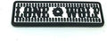 Lone Wolf Bullet Belt Paintball Airsoft Paintball PVC Morale Biker Patch