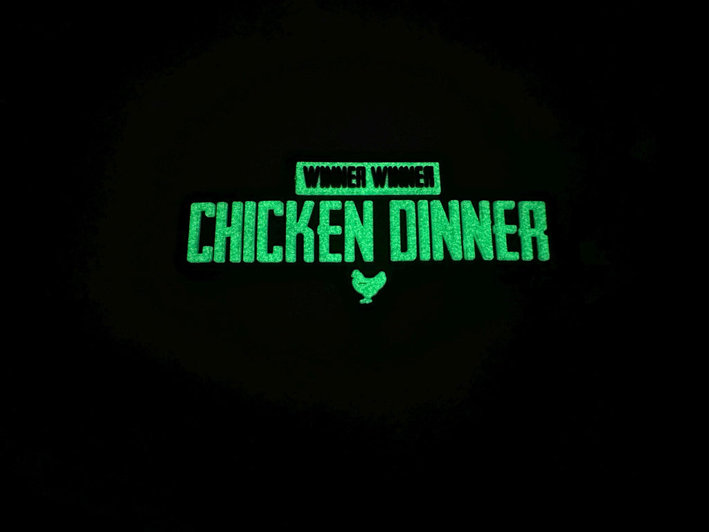 Winner Winner Chicken Dinner Tactical Airsoft Paintball PVC Morale Patch