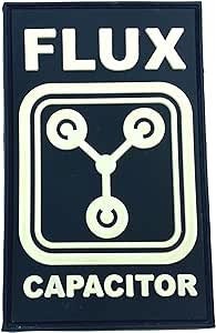 Flux Capacitor Back to the Future Tactical Airsoft Paintball PVC Morale Cosplay Fan Patch