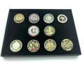 10 Pack Collection Put on the Full Armor of God Masonic Mason Cosplay Metal Pin Badge Brooch in Gift Box